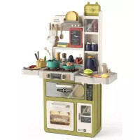 Ігровий набір кухня з водою і парою іграшковий посуд та продукти 63 ел (889-235)