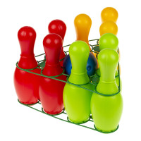 Кеглі Colorplast Райдуга 9шт з кулею (CP0732)