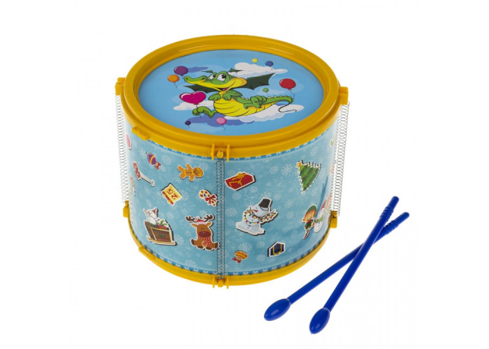 Барабан Colorplast дитячий великий 22 см (асорт.) (1-004)