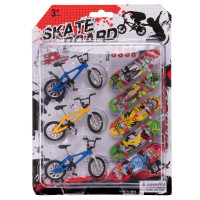 Пальчиковий великий набір Скейтборд, велосипед (NO2356V)