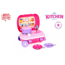 Іграшка дитяча ТехноК Кухня у валізі рожева (TH6061)