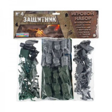 Набір солдатиків Colorplast Захисник 67ел. №4 (1-045)