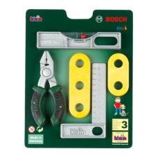 Іграшка Klein BOSCH набір інструментів рівень, плоскогубці, кутник, рейки (BOS-8007-A)