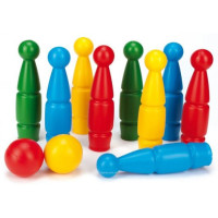 Кеглі Tigres Набір для гри в боулінг 9 кегель (80020)