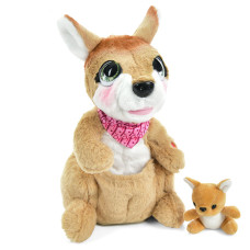 Іграшка інтерактивна Limo Toy Кенгуру Peek a boo з кенгурятком (M5720UIA)