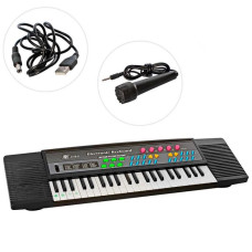 Синтезатор Electronic Keyboard 44 клавіші з мікрофоном 74.5 см (3738)
