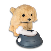 Песик м'який інерактивний із звуковими ефектами бежевий (MC-1024BG)