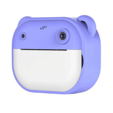 Дитячий фотоапарат миттєвого друку портативний міні принтер фіолетовий (AX3290BVL)