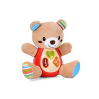 Іграшка інтерактивна із світло-звуковими ефектами Ведмедик 17 см (1913-8)
