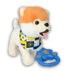 Інтерактивна іграшка Limo Toy Песик з повідком із звуковими ефектами (M5839IUA/OR)