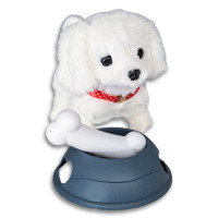 Песик м'який інерактивний із звуковими ефектами біла (MC-1024WT)