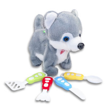 Іграшка дитяча інтерактивна з набором кухонних приборів 15см (асорт.) (SQ807-10-11)