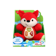 Іграшка інтерактивна із світло-звуковими ефектами Лисичка 17 см (1913-3)