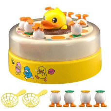 Інтерактивна настільна гра Спіймай каченя із сачками музична (666Y-5)