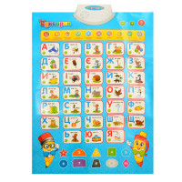 Інтерактивний плакат Limo Toy Букварик музичний з віршами і загадками (укр.) (7031UA)