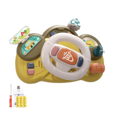 Іграшка інтерактивна Кермо-тренажер із світло-звуковими ефектами з кріпленням на коляску (6662)