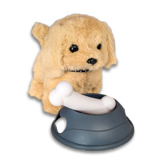 Песик м'який інерактивний із звуковими ефектами бежевий (MC-1024BG)