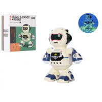 Танцюючий робот іззвуковими і світловими ефектами та лазерними проекторами (6678-2BL)