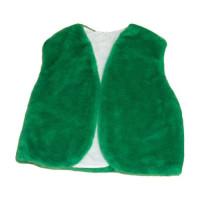 Дитячий маскарадний жилет Попелюшка 35см зелений (ZL2273)