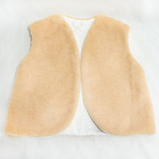 Дитячий маскарадний жилет Попелюшка 35см бежевий (ZL2279)