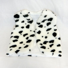 Дитячий маскарадний жилет Попелюшка 35см далматин (ZL22710)