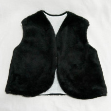 Дитячий маскарадний жилет Попелюшка 35см чорний (ZL2278)