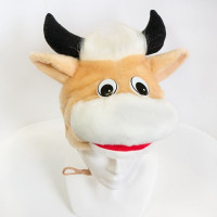 Дитяча маскарадна шапочка Попелюшка бичок (ZL242)