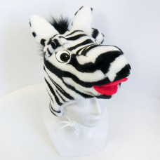 Дитяча маскарадна шапочка Попелюшка зебра (ZL407)