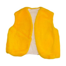 Дитячий маскарадний жилет Попелюшка 35см жовтий (ZL2275)
