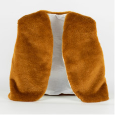 Дитячий маскарадний жилет Попелюшка 35см яскраво-коричневий (ZL22711)