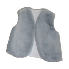 Дитячий маскарадний жилет Попелюшка 35см сірий (ZL2272)