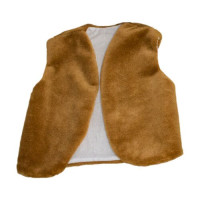 Дитячий маскарадний жилет Попелюшка 35см коричневий (ZL2274)