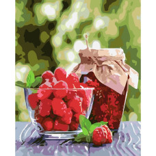Картина для малювання за номерами Стратег Малинове варення 40х50см (SY6282)