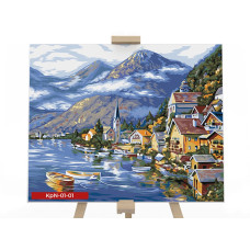 Картина для малювання за номерами Danko Toys Набережна 40х50см (KrNe-01-01)