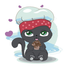 Картина для малювання за номерами Стратег Пекар-пухнастик 30х30 (ES103)