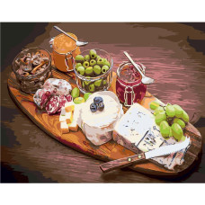 Картина для малювання за номерами Стратег Соковитий натюрморт 40х50см (SY6107)