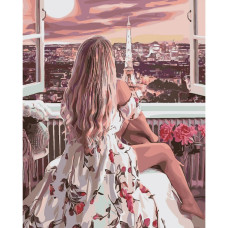 Картина для малювання за номерами Стратег Розкішний вид 40х50 (SY6509)