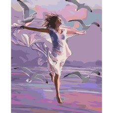 Картина для малювання за номерами Стратег На крилах свободи 40х50 (SY6220)