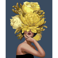 Картина для малювання за номерами Стратег Квітучі думки 2 40х50 (SY6222)