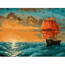 Картина для малювання за номерами Art Craft Багряні вітрила 40х50см (10509-AC)