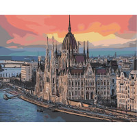 Картина для малювання за номерами Стратег Краса Угорщини 40х50 (SY6528)