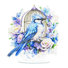 Діамантова мозаїка Strateg за номерами Вільний політ на підставці 25x25 (YKLZ15277)