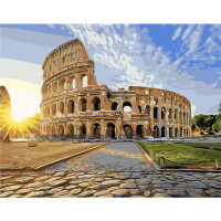 Картина для малювання за номерами Стратег Колізей увечері 40х50 (SY6155)