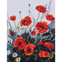 Картина для малювання за номерами Art Craft Барвисті маки 40х50 (13105-AC)