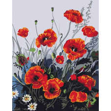 Картина для малювання за номерами Art Craft Барвисті маки 40х50 (13105-AC)