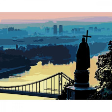 Картина для малювання за номерами Стратег Володимир над Києвом 40х50 (SY6549)