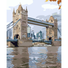 Картина для малювання за номерами Стратег Тауерський міст 40х50см (SY6129)