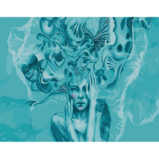 Картина для малювання за номерами Strateg Психологія думок 40х50 (DY156)