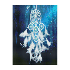Картина за номерами з алмазною мозаїкою Стратег Ловець снів 30х40см (HX-020)