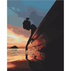 Картина для малювання за номерами Стратег Доторкнутися до океану 40х50 (SY6435)